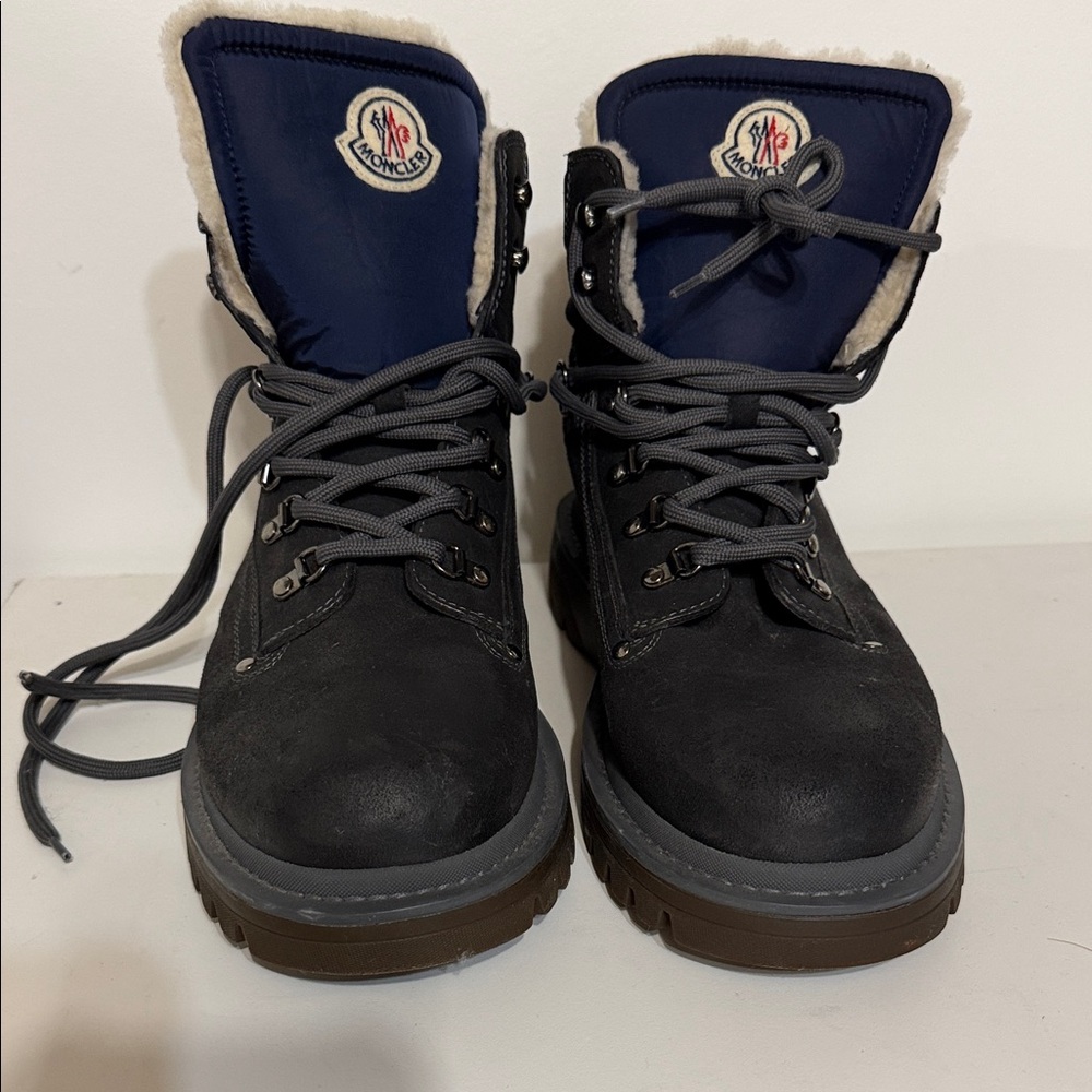 Moncler Cream and Tan Shearling Interior